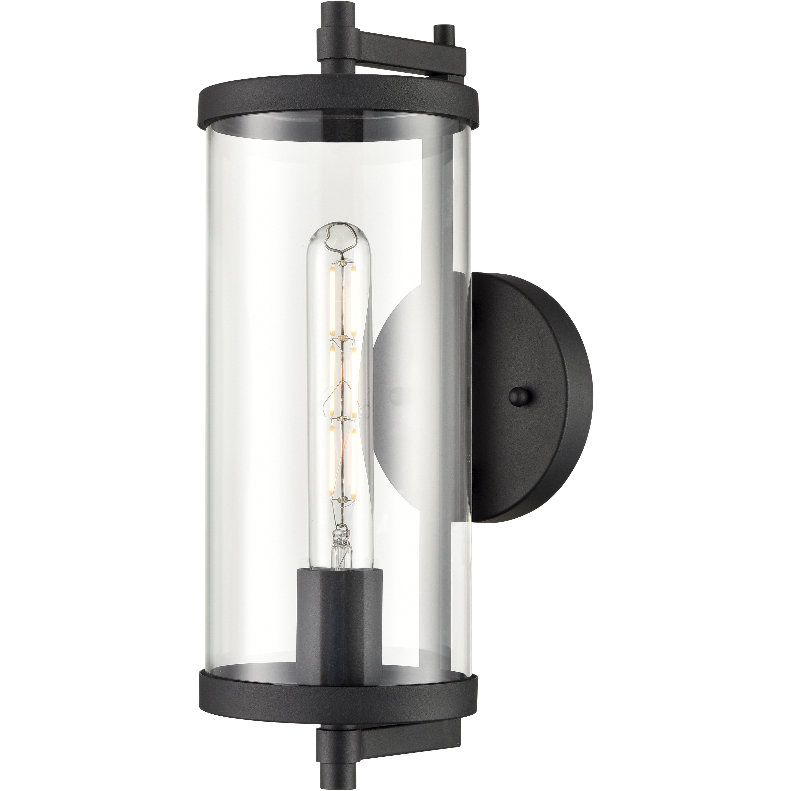 Beckham 1 Light 14 inch Textured Black Outdoor Wall Sconce